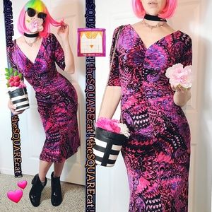 🦋Wings of a Butterfly Betsey Johnson Velvet Dress